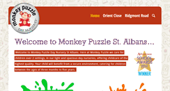 Desktop Screenshot of monkeypuzzlestalbans.co.uk